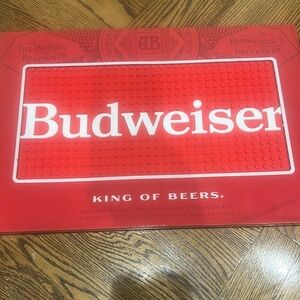 Budweiser Bar Mat - 18x12"
